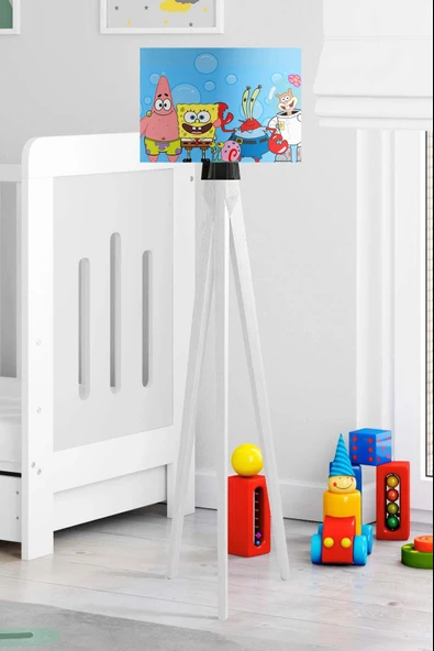 Sünger Bob Çocuk Odası Lambader