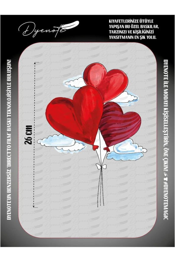 Sevgililer Günü Aşk Sevgi Love Kumaş Aplike Yama Ütü Ile Yapışan Transfer Kağıdı Dtf Arma