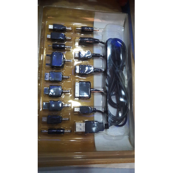 HADRON USB ÇOKLU ŞARJ BAĞLANTI SETİ (SAMSUNG--LG-1--SONY ERICSSON--NOKIA--MOTOROLA