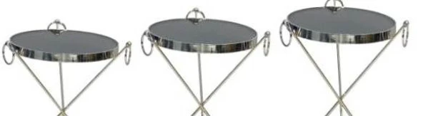 Brc Zigon Küpeli 13401 Model Çelik Bakır roza renk X ayak Kırılmaz cam El Yapım - Resim 4