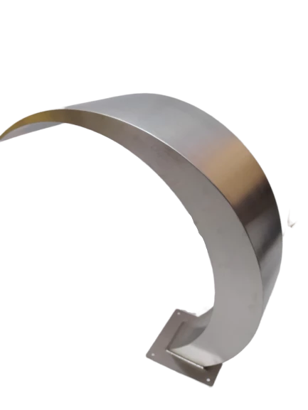 Havuz 12854 şelale Kobra 1000-400 mm 316 kalite 1,2 mm Paslanmaz çelik El Yapım - 7
