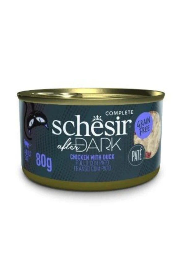 Schesir After Dark Ezme Tavuk ile Ördek Konserve 80g