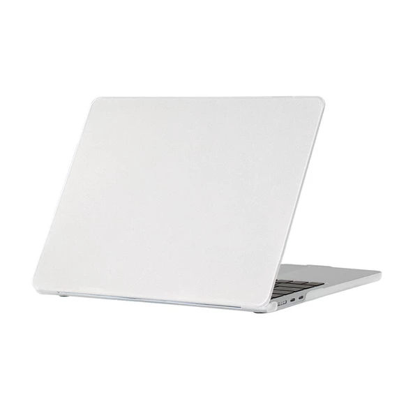 Apple Macbook Air 13.6inç M3 A3113 Kılıf Premium İnce PC Mat Bottom Kapak - 3