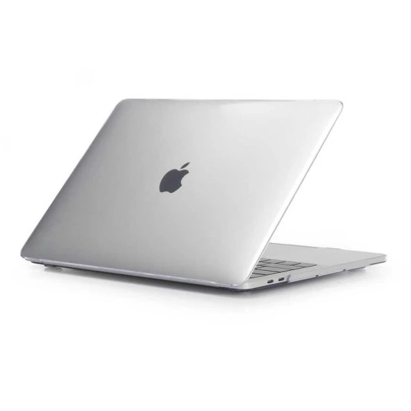 Apple Macbook Air 13.6" 2024 M3 M2 A3113 A2681 Kılıf Kristal Ön Arka Şeffaf Kapak