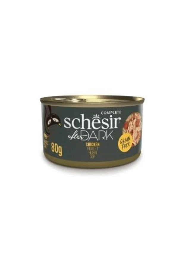 Schesir After Dark Tavuklu Et Suyunda Konserve 80g ürün görseli 1