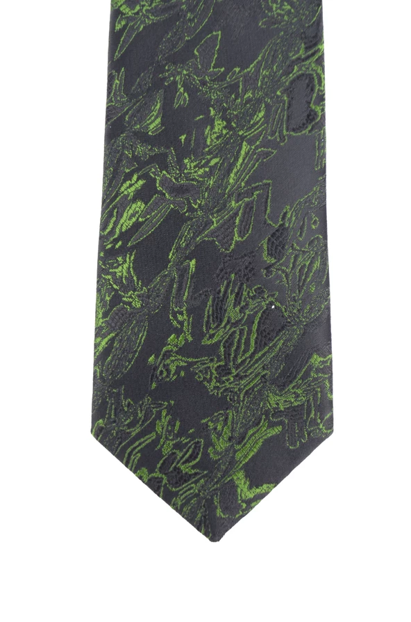 Cengiz İnler Etnik Desen Mendilli Mikrofiber Erkek Kravat - 3