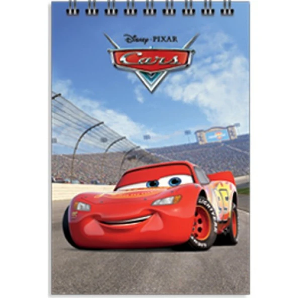 Cars A7 42 Yaprak Spiralli Bloknot - 1