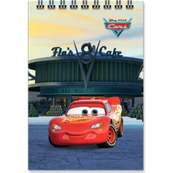 Cars A7 42 Yaprak Spiralli Bloknot - 5
