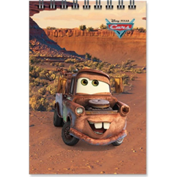 Cars A7 42 Yaprak Spiralli Bloknot - 6