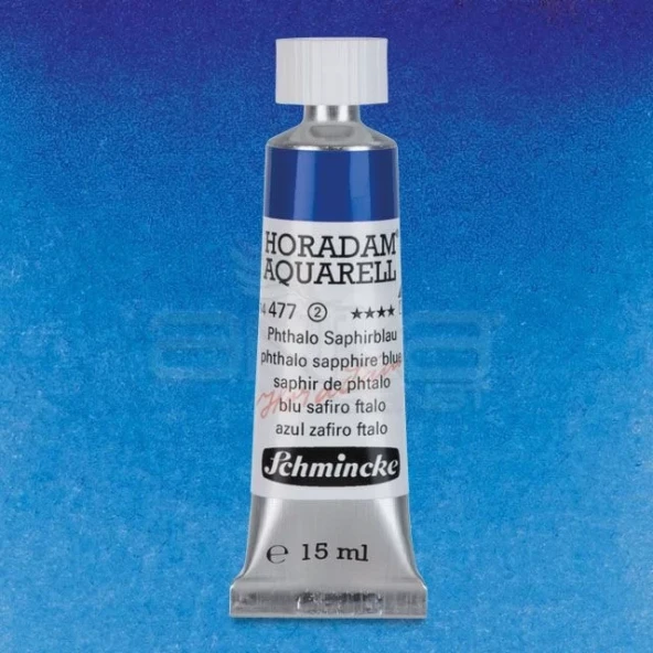 Schmincke Horadam Aquarell Tube 15ml Seri 2 Phthalo Sapphire Blue 477 ürün görseli 1