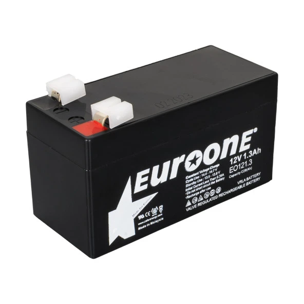 EUROONE EO121.3 12 VOLT - 1.3 AMPER AKÜ (96 X 42 X 52 MM) (44DEX34)