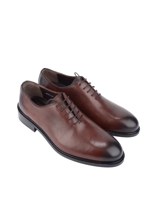 45001-Bağcıklı Düz Klasik Erkek Ayakkabı