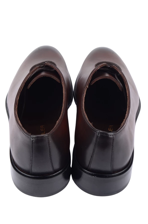 45001-Bağcıklı Düz Klasik Erkek Ayakkabı - 6