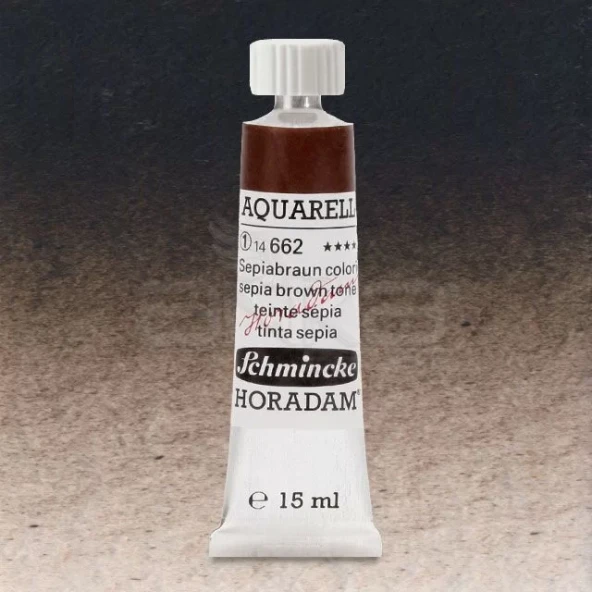 Schmincke Horadam Aquarell Tube 15ml Seri 1 Sepia Brown Tone 662