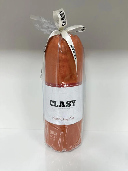 Clasy Ranforce Lastikli Çarşaf Seti Tek Kişilik Düz Kiremit