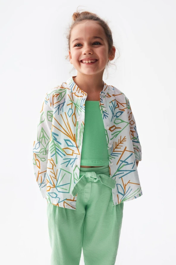 Kız Çocuk  Swan Gömlek 36509 - 8