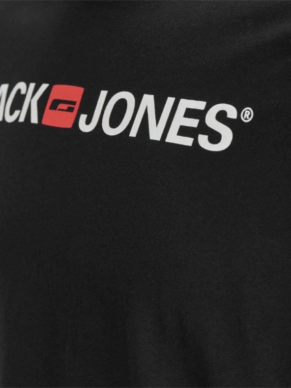 Jack Jones Logo Crew Neck Noos Erkek Tişört 12137126 - 8