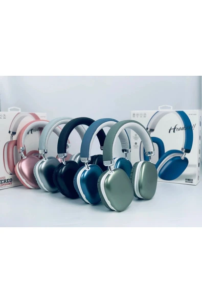 LiveBlueBT1632 Wireless Mikrofonlu Kulak Üstü Kablosuz Kulaklık Yeşil - 3