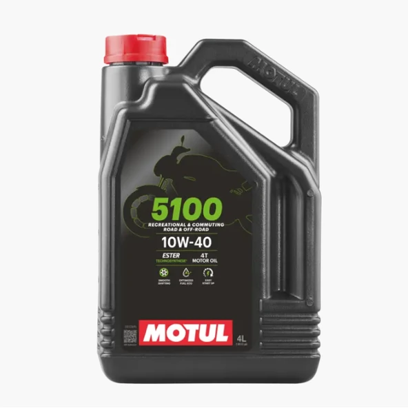 Yeni Motul 5100 10W-40 4 Litre Motosiklet Yağı - 1