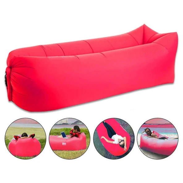 PRATİK HAVA İLE DOLAN ŞİŞME ŞEZLONG YATAK (44DEX34)