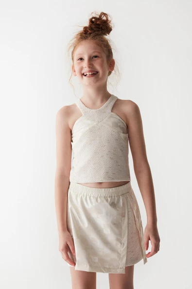 NK KİDS Kız Çocuk Yaldizli Bluz 36337 - Resim 12