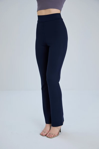 Günlük Toparlyıcı Boru Paça Yürüyüş Pantolonu İnceltici Sıkılaşltırıcı - 10