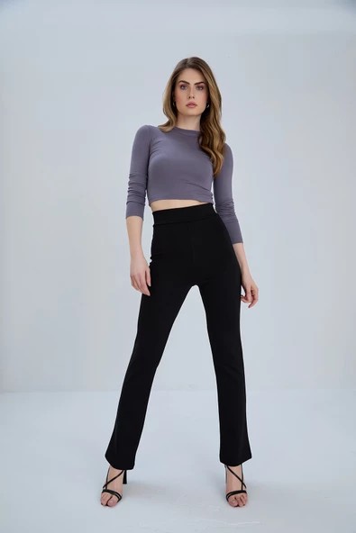 Günlük Toparlyıcı Boru Paça Yürüyüş Pantolonu İnceltici Sıkılaşltırıcı - 2