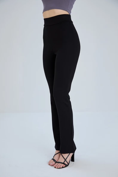 Günlük Toparlyıcı Boru Paça Yürüyüş Pantolonu İnceltici Sıkılaşltırıcı - 6