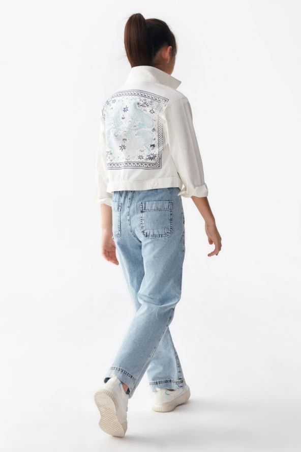 Kız Çocuk Vintage Ceket 36314 - Resim 12