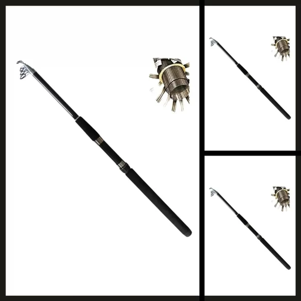 Uyguna-Yakala 2.70 Mt (5-25 Atar) Teleskopik Carbon Kamış-KMŞ.458 - Resim 2