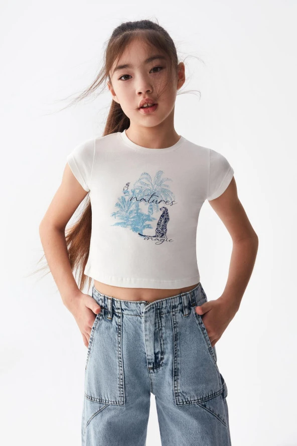 Kız Çocuk Doğa Tshirt 36319