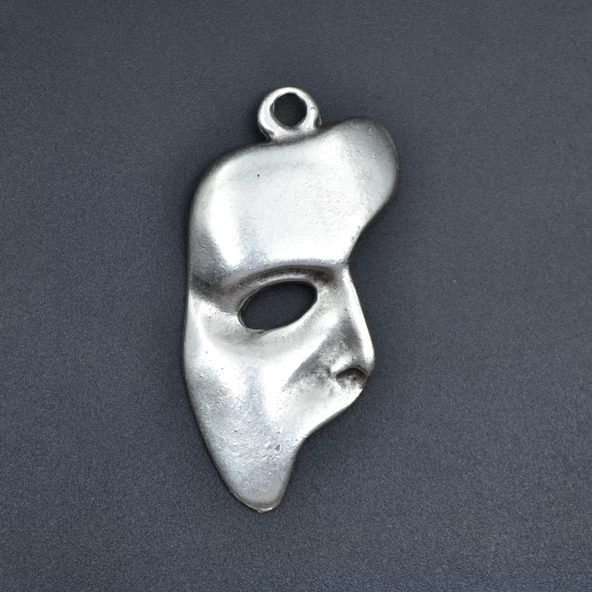 The Phantom Of The Opera - Maske Kolye Ucu - Antik Gümüş Kaplama - Kod:29 - 2