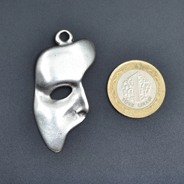 The Phantom Of The Opera - Maske Kolye Ucu - Antik Gümüş Kaplama - Kod:29 - 4