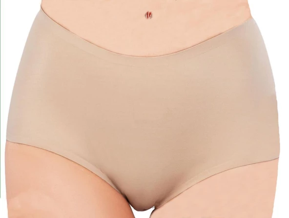 Emay 2804 Yapıştırma Bayan Lazer Kesim Brezilyan Külot Slip