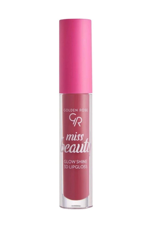 Golden Rose Dudak Likit Mat Ruj - GR MISS BEAUTY GLOW SHINE 3D LIPG.NO:04 PINK DREAM