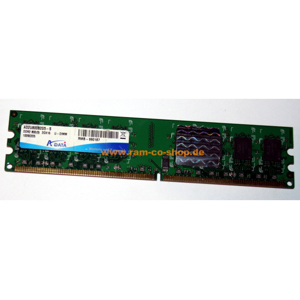 AD2U800B2G5-S ADATA 2GB PC2-6400 DDR2-800MHz CL6 240-Pin DIMM Masaüstü Ram Bellek