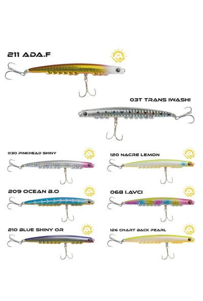 Fujin Haralomba 95s 8gr Maket Balık 210 Blue Shiny Or - Resim 2