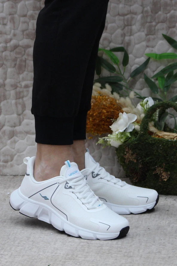 Lescon Easystep Jade Beyaz Anatomik Orijinal Ürün Erkek Spor Ayakkabı
