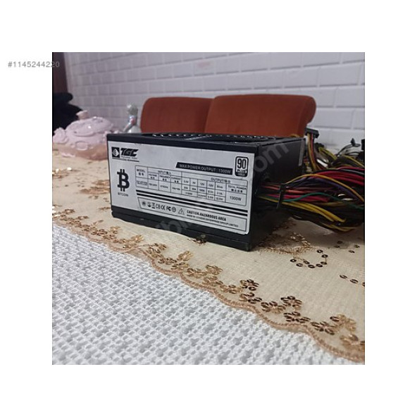 Tgc 1300W BTC-1320 90+ Gold Mining Power  Güç Kaynağı 2.EL - 3