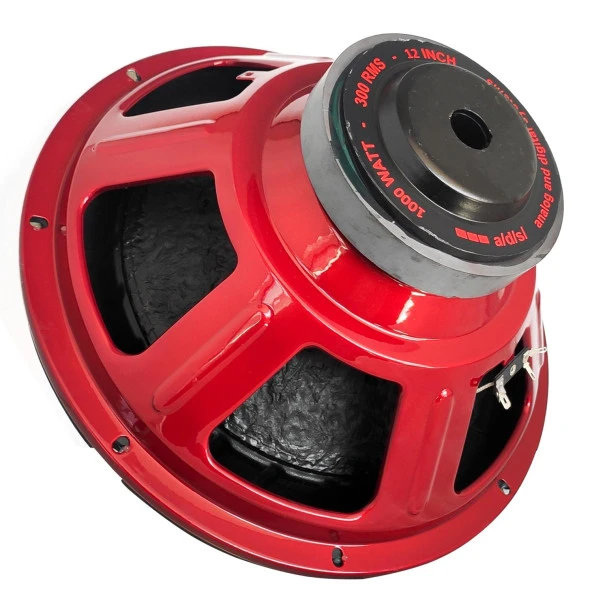 ADS Oto Bass Subwoofer 30cm Kırmızı 1000 Watt 1 Adet - 2