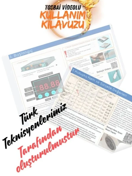 Tosbai Evonest Kuluçka Makinesi 110-130 Tavuk Yumurtalı 5 Programlı Nem Göstergeli (Ücretsiz Danışmanlık Hizmeti) - 8