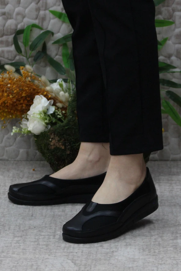 Polaris 105006 Siyah 5 Nokta Orijinal Ürün Hakiki Deri Kadın Ayakkabı - Resim 3