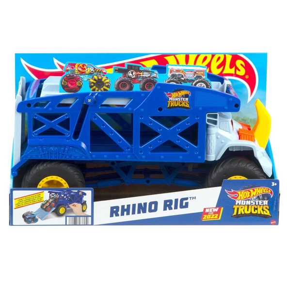 HFB13 Monster Trucks Rhino Taşıyıcı Kamyon, Hot Wheels Monster Trucks