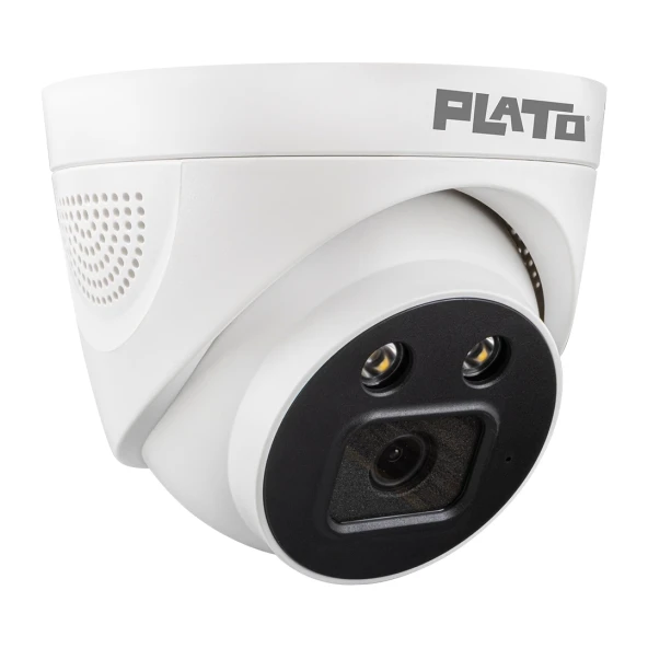 Plato Pl-22996 5mp Color Vu Mikrofonlu 3.6 Mm 2 Atom Led Plastik Kasa Ahd Dome Kamera