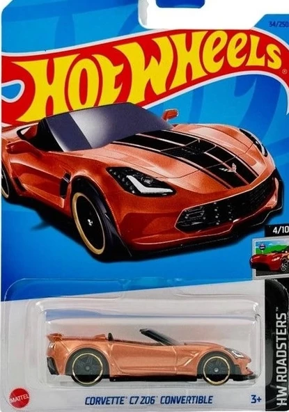 Hot Wheels Tekli Arabalar Corvette C7 Z06 Convertible HKK10