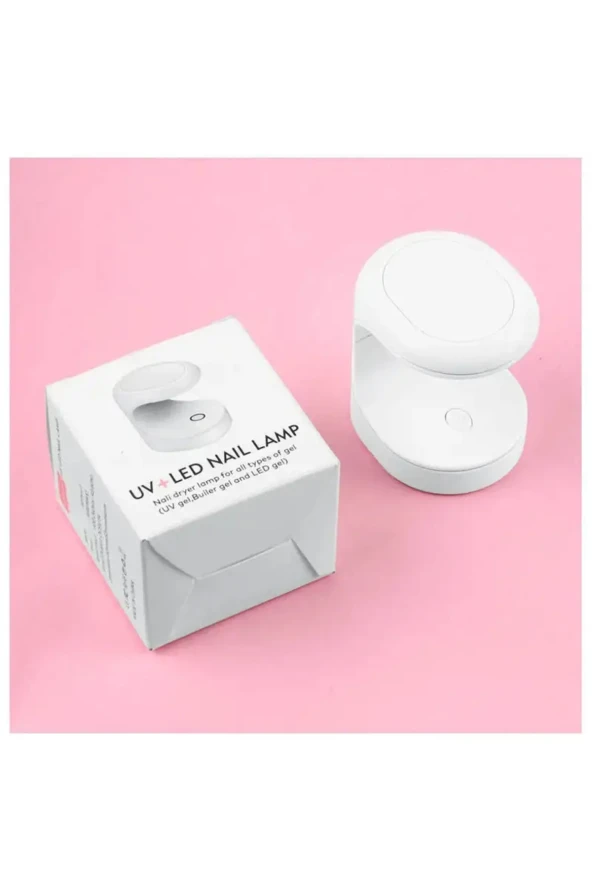 Mini Uv Led Işık Oje Tırnak Kurutucu Tasarımlı Express Protez Tırnak Kiti Kurutma Cilası
