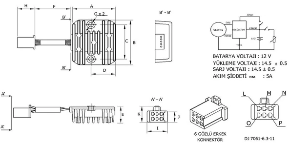 Mondial 125 MH Minor Konjektör - Resim 2