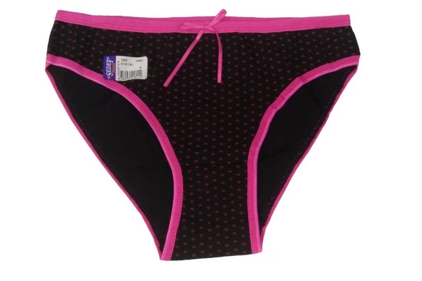 Sedef Yıldızı Bayan Bikini Külot Standart M Beden Karışık Desen 1065 - 2