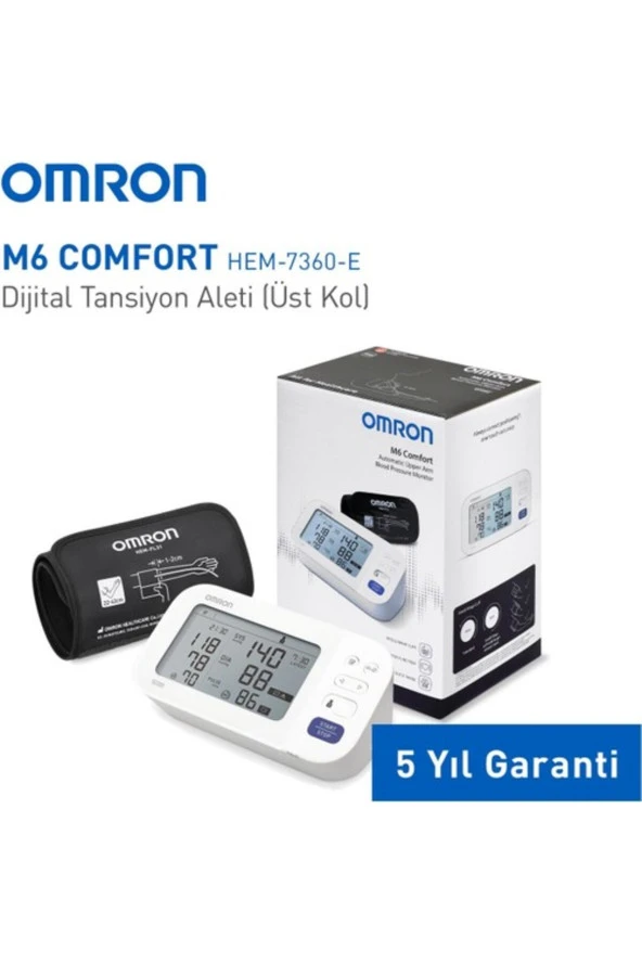 OMRON M6 Comfort Hem-7360-e Dijital Koldan Ölçer Tansiyon Aleti 4015672111745