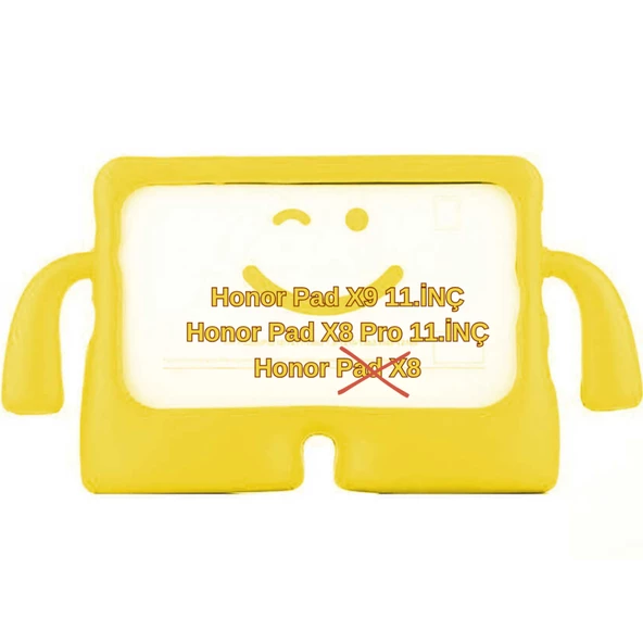 Huawei Honor Pad X9A / X9 / X8 Pro 11.5 inç Kılıf Çocuklara Özel Silikon Case (Düz X8 Değildir) - 9